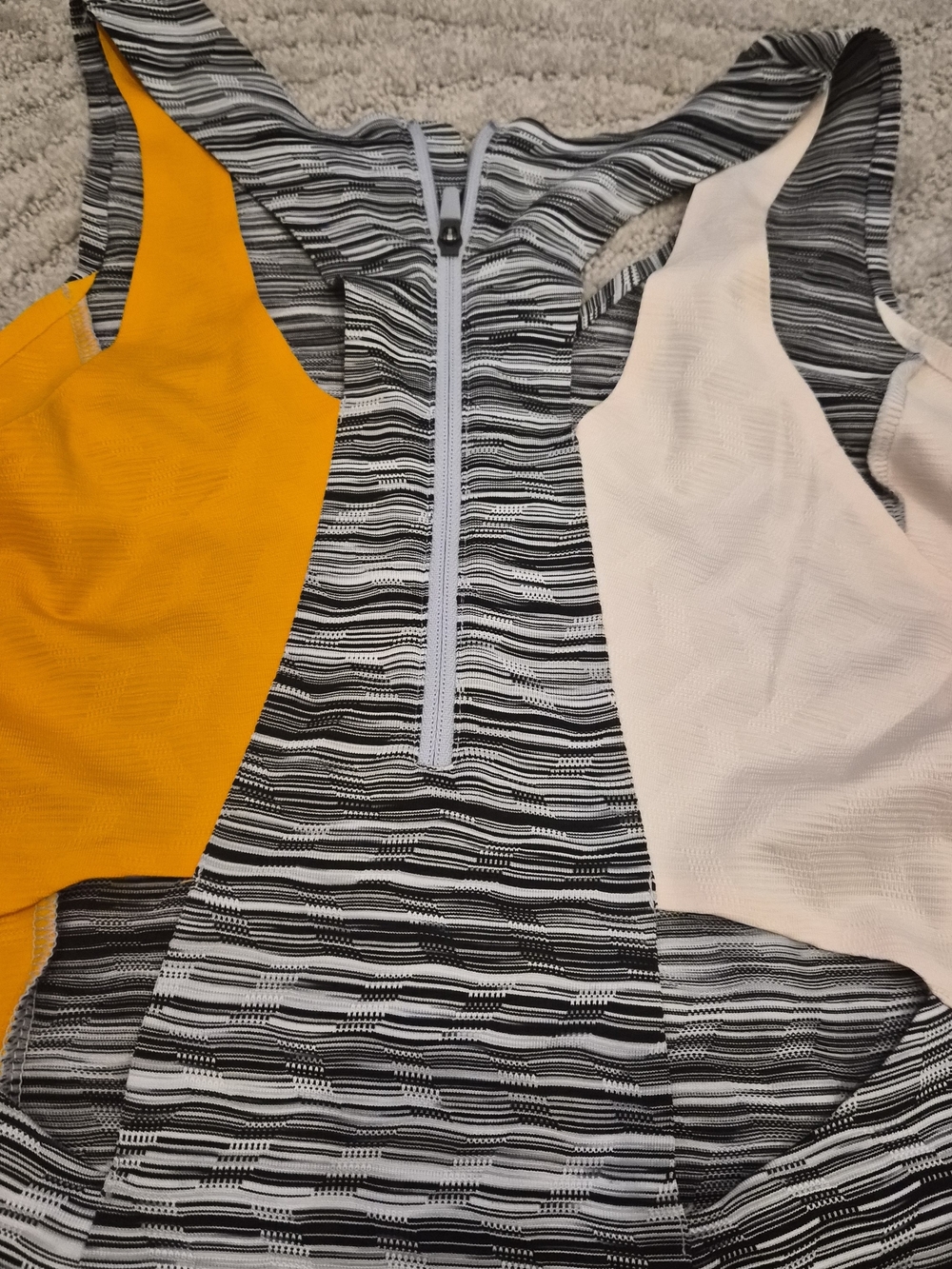 Nike Black White Striped Sleeveless Tennis Dress - Size Small - Picture 4 of 5
